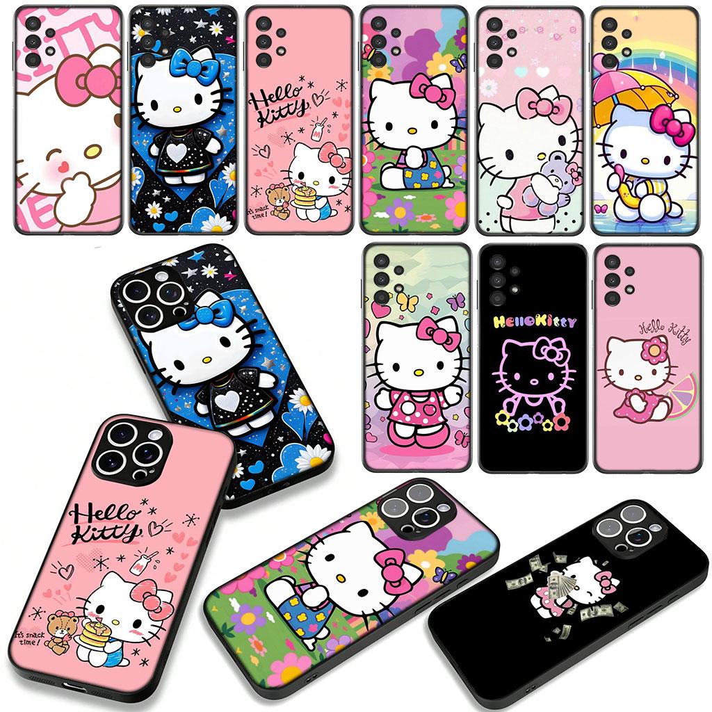 Cover for Apple iPhone 16 15 14 Plus 13 12 Mini 17 Pro Max + ProMax 16E Air Phone Case Hello Kitty Cat PInk