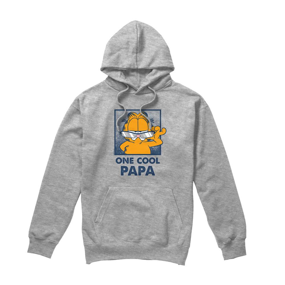 Garfield Mens One Cool Papa Fathers Day Hoodie