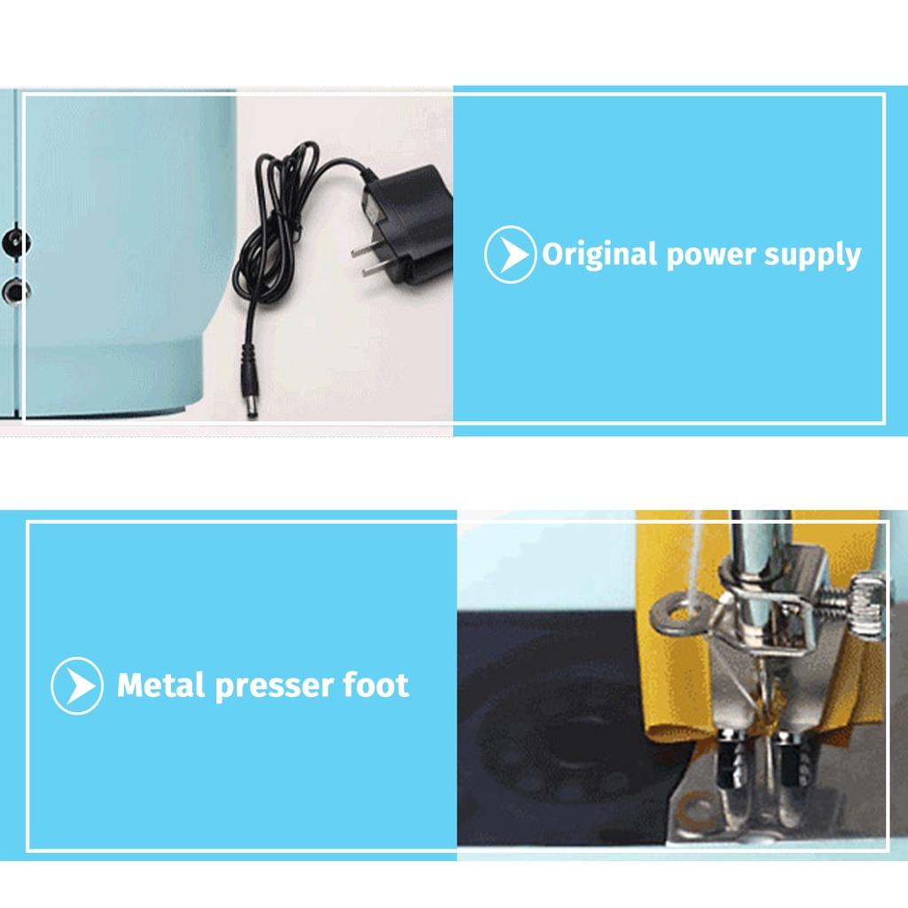 100-220V 6W 12 Stitches Tailor 2 Speed Foot Pedal Desktop Electric Sewing Machine Mini Portable Household Sewing Machine