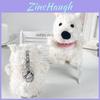 Adorable West Highland Terrier Plush Toy With Sound Soft Short Plush Material