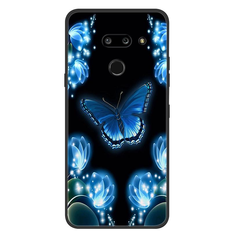 Para LG G8 ThinQ Funda Suave Silicona TPU Funda para Teléfono para LG G8 ThinQ Cubierta Trasera G8thinQ G 8 Protectora Bumper Fundas Shells