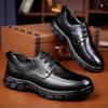 Genuine Leather Men Casual Shoes Soft Sole Comfortable Loafers for Men Fashionable Slip-on Driving Shoes Non-slip Business Shoe