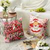 Cartoon SStrawberry Shortcake Cushion Cover Natural Linen Organic Fabric DoubleSided Printing Sofa Home Decor Gift Pillow Case