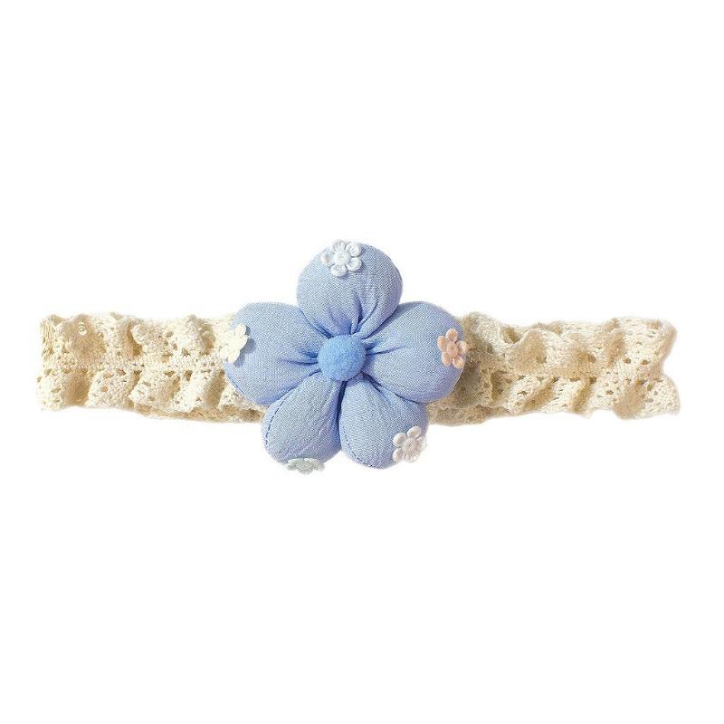 New Baby Headband, Cute Flower Children's Headscarf, Thin Soft Baby Hair Accessories