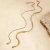 2pcs Women' & Unisex Plated Wheat Ear Anklet - Bohemian Double Chain Beaded Ankle Suitable for Halloween, Christmas Gifts