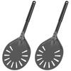 6inch Pizza Turning Peel Long Handle Pizza Peel Spinner Perforated Pizza Turner Spinner Non-Stick Pizza Paddle Cookware Parts