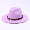 European, American and American Style Top Hats, Autumn and Winter Woolen Cowboy Hats, High-end Men's and Women's Short-brimmed Jazz Hats, Felt Hats
