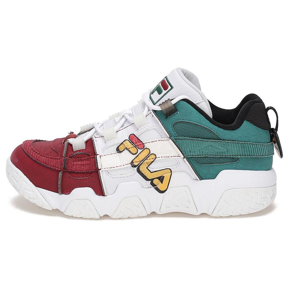 FILA Fusion Ade Barricade  White Red Green  Women s T12W041202FWA 36.5