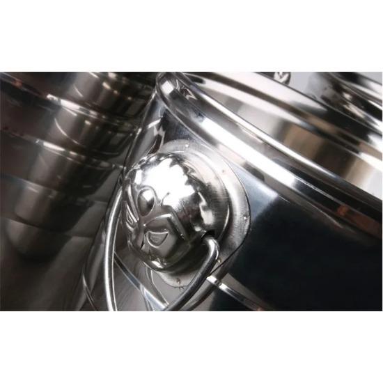 3L 5L 7L Edelstahl Bar Eiskübel Zwei Griffe Champagnerkübel Weinkübel Spieß Weinfassbehälter Ktv Club Supplies