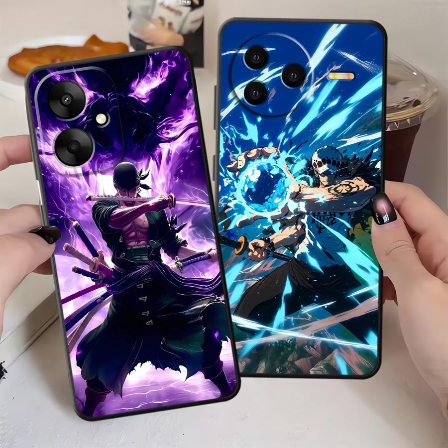 Case for Xiaomi Redmi K60 13C 9A 9C 10 12C 12 A1 A2 Plus K40 K50 Gaming A5 9T Funda Phone Cover Ones Pieces Zoro
