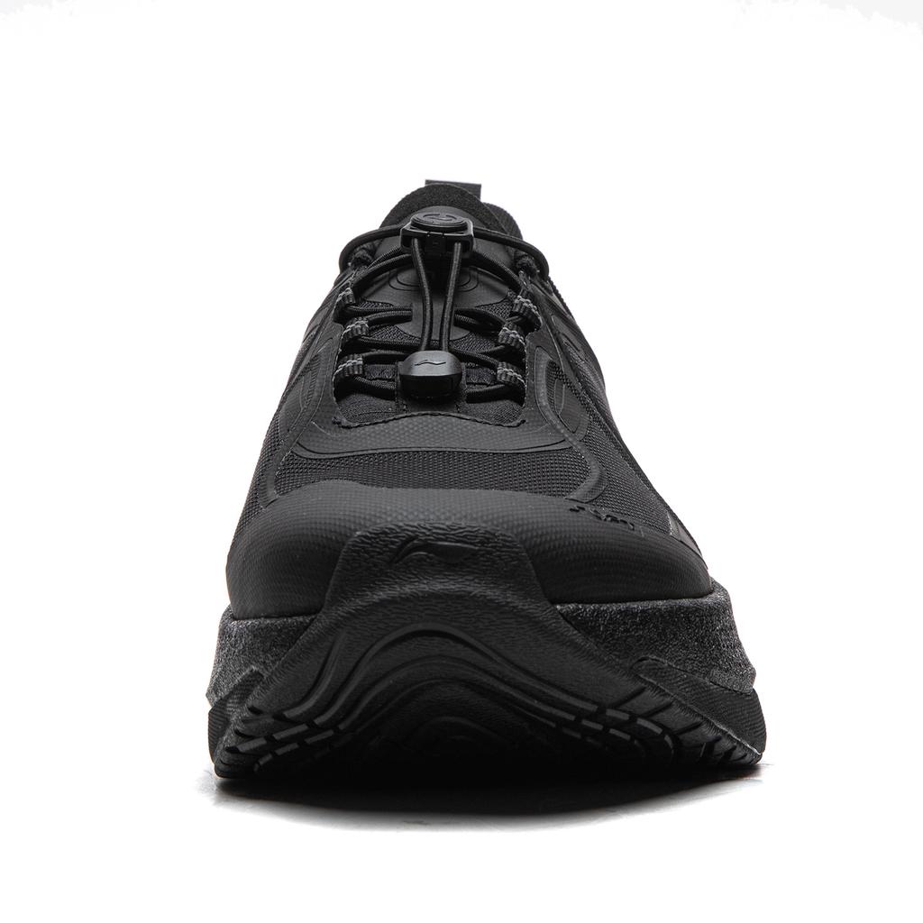 Li Ning Soft Go Max Technology Trendy Minimalist Lightweight Slip Resistant Durable Rebound Low Top Casual Shoes Men sneaker Black AGLW085-1