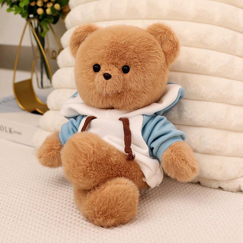 New High Quality Animal Cosplay Bear Plush Doll Pillow Dinosaur Shark Turn White Brown Bear Plush Toy for Boys Girls Comfort Toy
