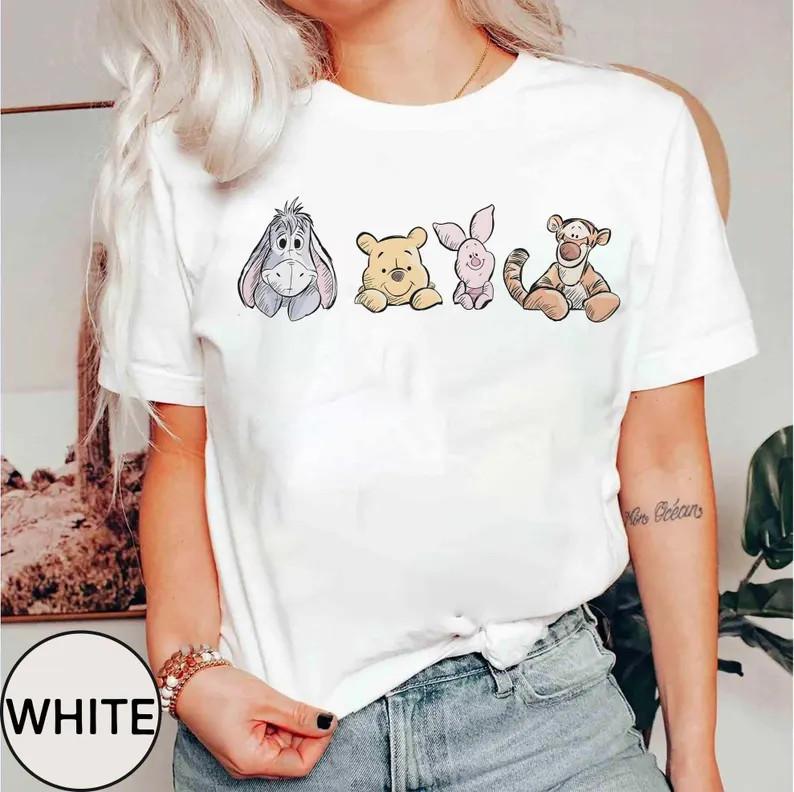 Funny Winnie The Pooh And Friends TShirt Unisex