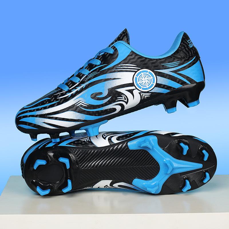 Large Size Football Shoes AG Long Nails Broken Nails Boys and Girls Teenagers Students Professional Game Training Sports Shoes
