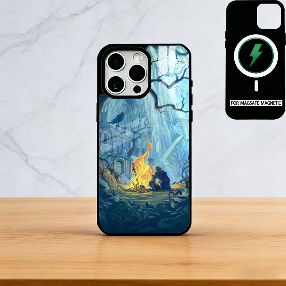 Video Game Reference Art Phone Case For iPhone17,16,15,14,13,12,11 Plus,Pro Magnetic with Magsafe Wireless Charging