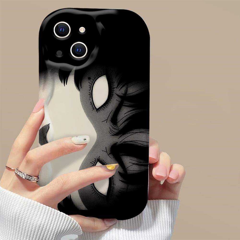 Junji Ito skrekk Hete tegneserier Tomie Telefondeksel For iPhone 16 15 14 13 12 11 Pro Max XS X XR 7 8 SE Støtsikkert Mykt Deksel