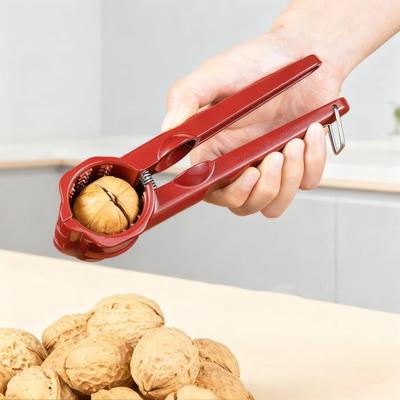 Odolný louskáček na ořechy Hliníkový loupač pro vlašské ořechy lískové ořechy pekany Protiskluzová ergonomická rukojeť Nástroj na louskání kaštanů