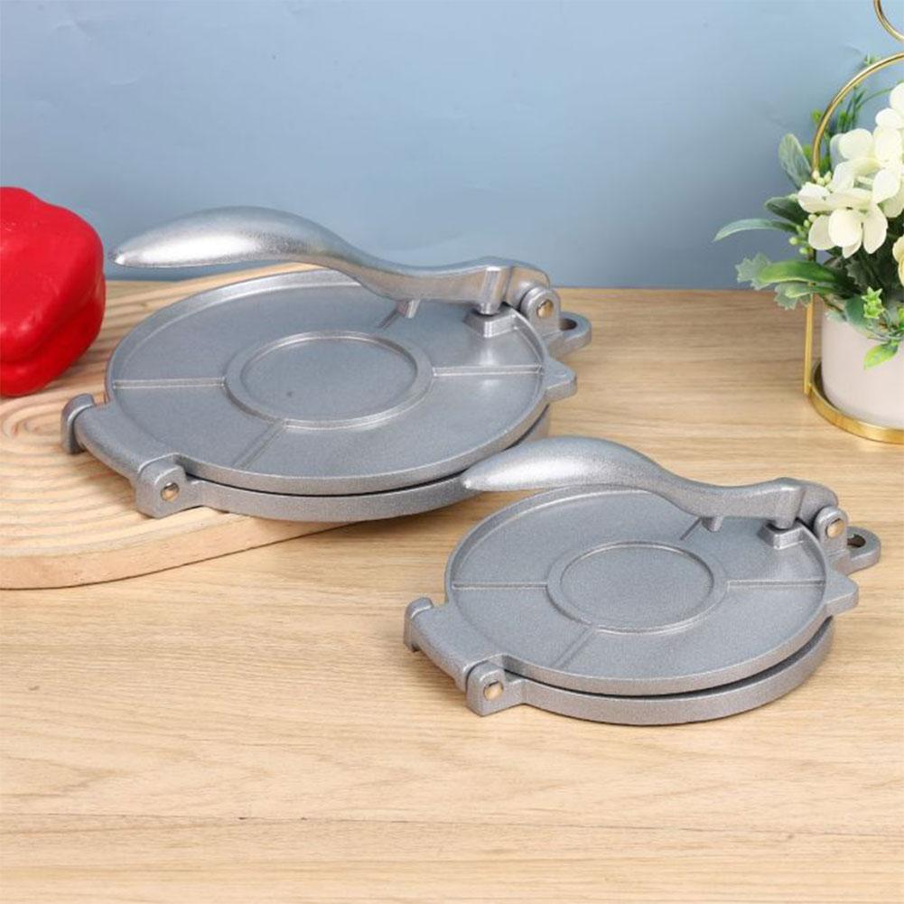16/20cm DIY Tortilla Press Maker Aluminium Alloy Manual Corn Tortillas Dough Pressing Tools Kitchen Bakeware Cooking Accessories