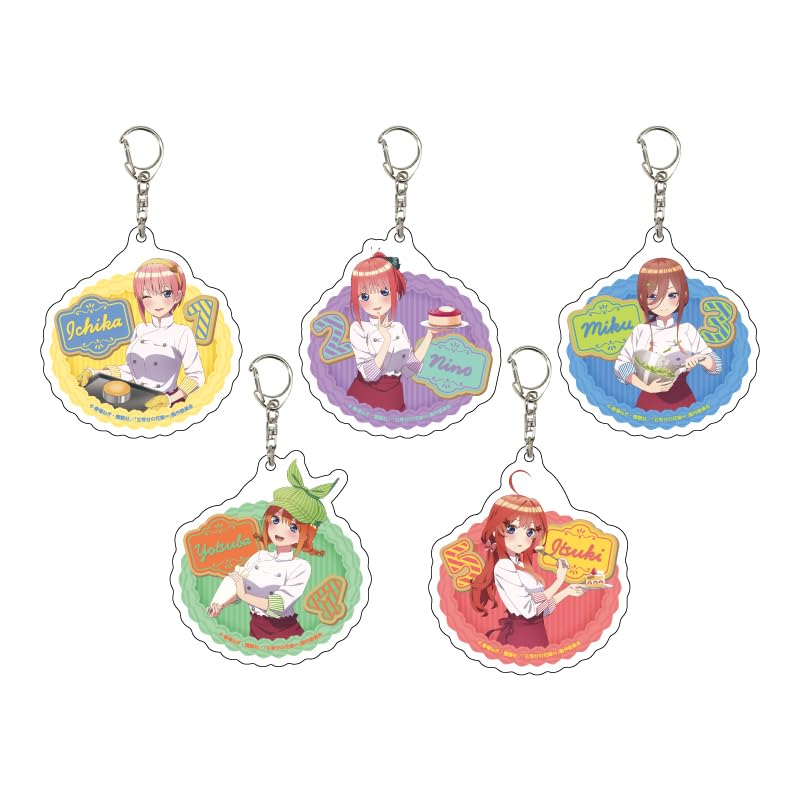 

Пять невест 04 REVIVAL Акриловый брелок Бокс-версия. [Оригинальная иллюстрация] 5 штук