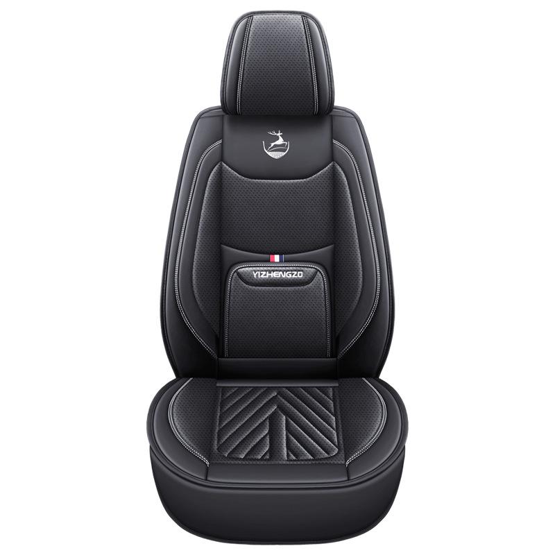 

Чехлы на сиденья автомобиля Полный комплект Чехлы на передние сиденья Экокожа Водонепроницаемый Чехол на сиденье автомобиля Подушка для сиденья автомобиля Защита сиденья автомобиля Универсальная посадка Большинство автомобилей 1PC чёрный