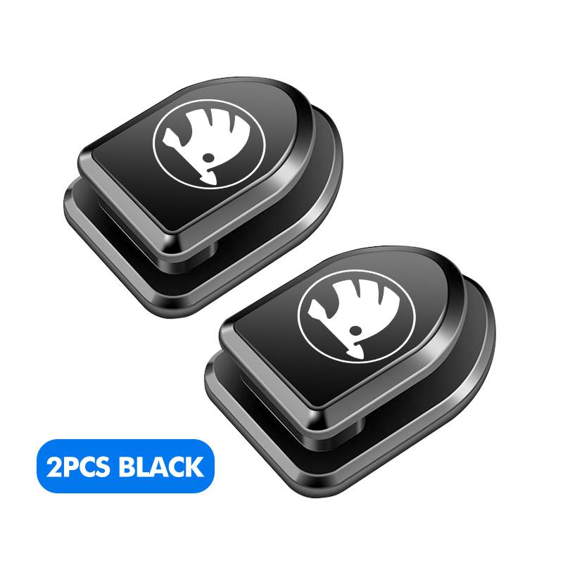 FFRP2 For Skoda Car Hook Organizer Storage Hanger USB Cable Headphone Key Storage Adhesive Hooks Fabia Kamiq Superb Scala Enyaq-iV MK3