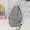 Schoolbag Wholesale Striped Corduroy Backpack Korean Style Mirror Solid Color Large Capacity Casual Backpack Student School Bag