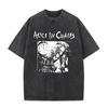 New In Top & Tees Mens T-Shirt Camisetas Rock Band Alice In Chains Dirt Washed Vintage Short Sleeved Round Neck Y2k Tshirt