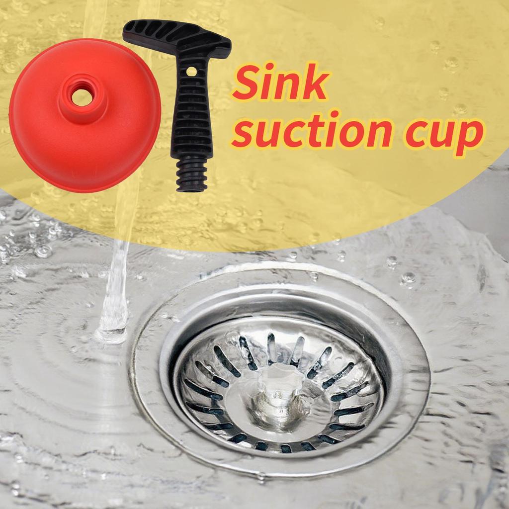 Bathroom Cup Plunger Plunger Plunger Powerful Slip Proof Handle Efficient Small Drain Plunger for Toilet Bathtub Sink
