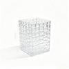 Waterproof Flower Arrangement Vase Clear Plastic Tableware Storage Box  Desk Organizer