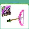 Giocattolo Arco e Freccia Rosa di Minecraft per Bambini Materiale Plastico 38*35.5cm Dimensioni Imballaggio
