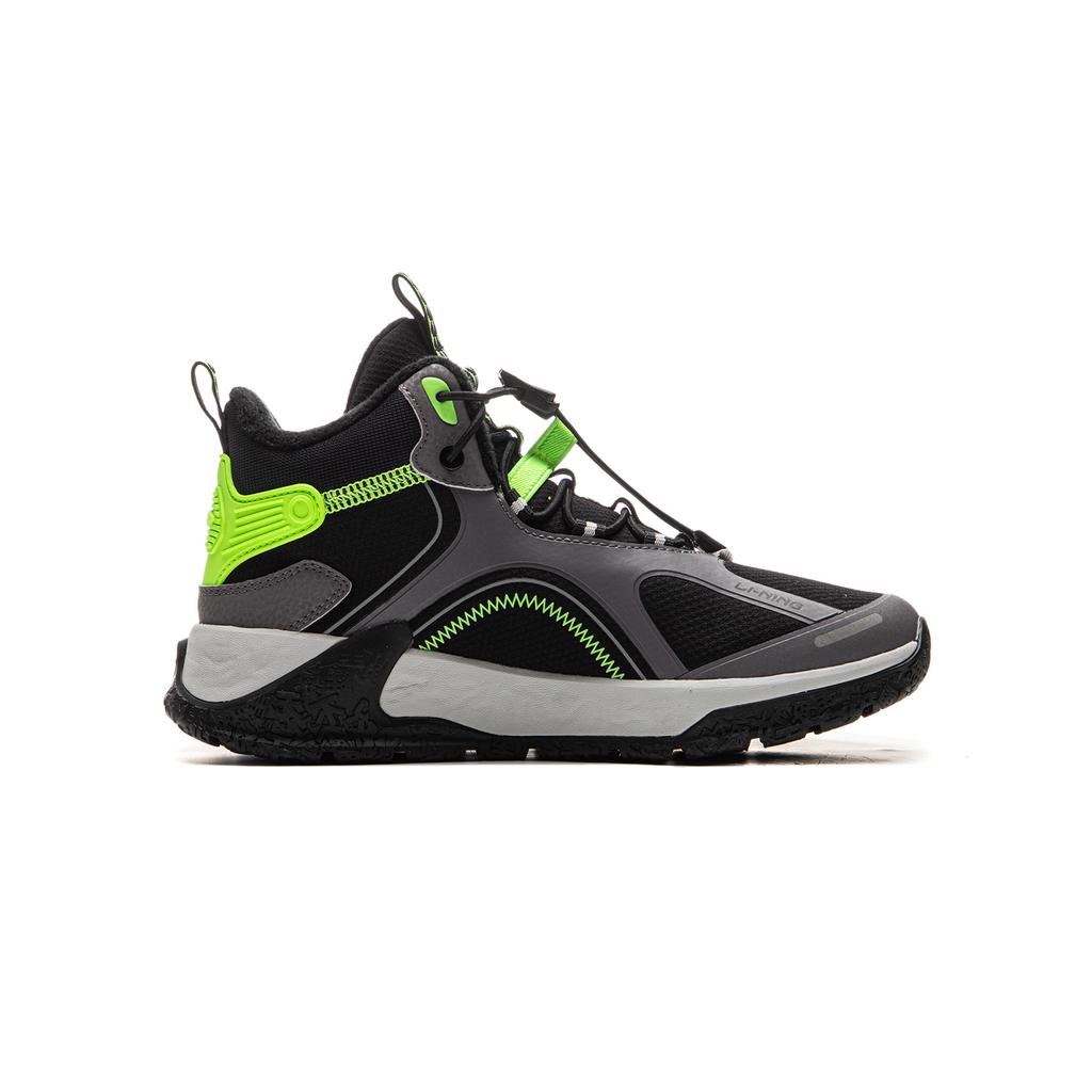 Li Ning Kids Outdoor Synthetic Leather Water Shell Sports Comfortable Non-Slip Shock Absorbing Wear-Resistant Waterproof Warm Casual Shoes YKET010-5