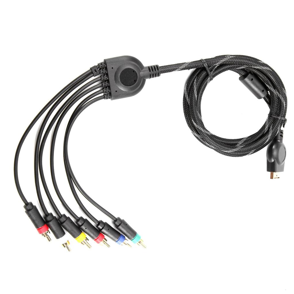 Suitable for PS2/ Component Cable 1.8M Suitable for PS 2/3 High Resolution Game Cable Accessories