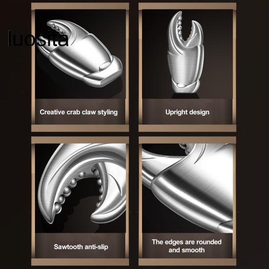 Edelstahl Flaschenöffner, Multifunktionaler Weinflaschenöffner für Party Camping Bar, Tragbarer Krallenförmiger Bierflaschenöffner