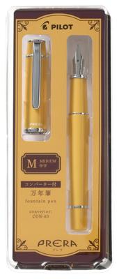PILOT Penna Stilografica PRERA M Pennino Medio Giallo Caldo PFPR1WYM