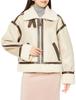 Snidel ALPHA Jacket SWFJ225157 IVR 1 B-3 Women's
