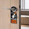 Acrylic Door Knob Hanger Home Office Dorm Bedroom All Standard Doors Handle Hanging Decoration Sign Humorous Ornament