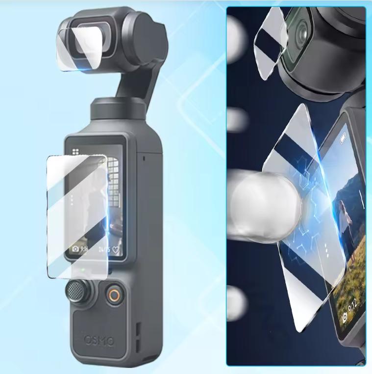 Accessories Set for DJI OSMO Pocket 4, Screen Protector & Lens Protective Case & Storage Bag & ND Filter & Selfie Stick Tripod