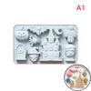 Halloween Silicone Mold Ghosts Pumpkins Bats Haunted Houses Tombstones Designs Baking Mold Chocolate Cakes Soaps Cookies Mold