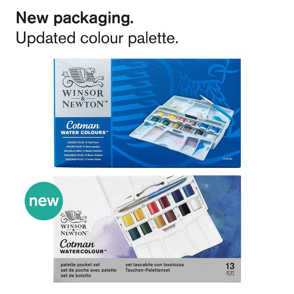 Windsor Newton Cotman HP 12 Color Pocket Plus &