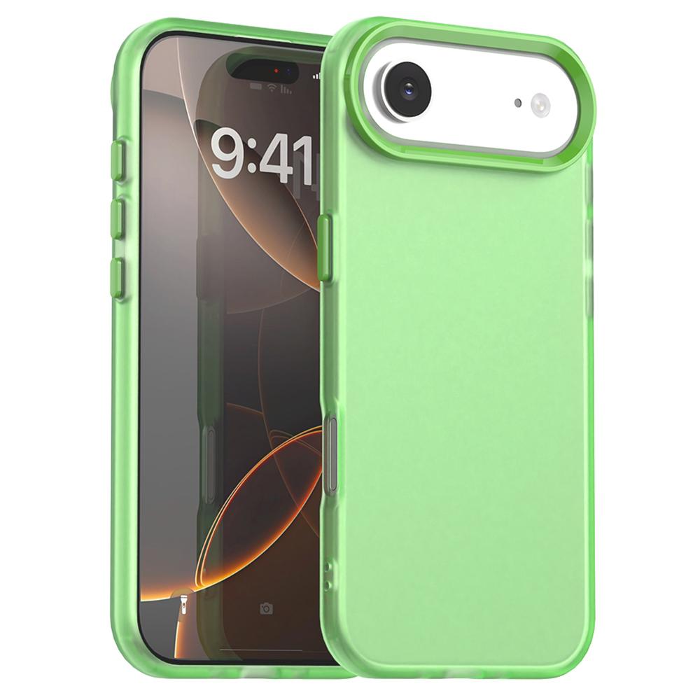 For iPhone 17 Air Case PC+TPU+PET Matte Anti-Drop Phone Back Cover