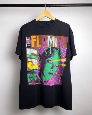 26 The Flaming Lips Alien Art 90s Basic Black Graphic T Shirt Unisex Tee NH13567 Unisex T-Shirt