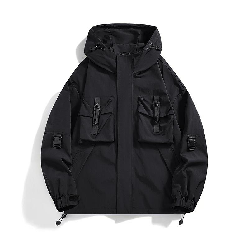 

Новая Осень Новая Куртка Куртка Мужская Повседневная Корейская Мода Пальто 4XL чёрный