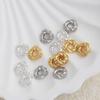 Zircon Twisted Spacer Beads for DIY Jewelry - Gold Color Retention Garland for Bracelets & Necklaces