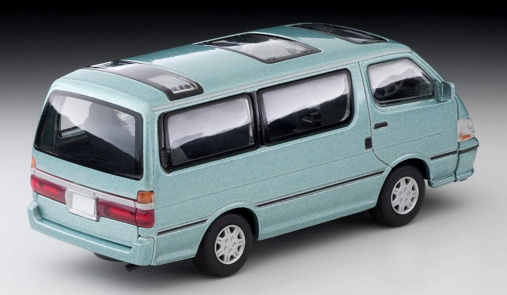 Tomytec Tomica Limited Vintage Neo Scale Toyota Hiace Wagon Super Custom G Light Finished 312475 1/64 LV-N216b (2002 Model), Green, Model,
