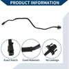 No.31274900 Radiator Hose for VOLVO XC70 Mk2 2007-2016 Engine Coolant Water Pipe Good Sealing Plastic 1 Pc Black
