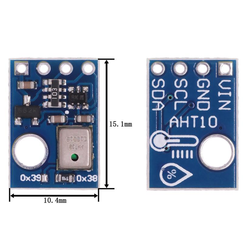 AHT10 AHT20 AHT21 High Precision Digital Temperature and Humidity Sensor Measurement Module I2C Communication Replace SHT20