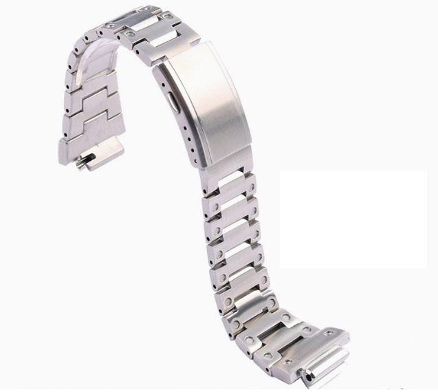 

Для Casio Gshock GW-M5610 DW5600 GA2100 GM5600 GM2100 GW-5000 G-5600 Ремешок для часов Цельный стальной ремешок Нержавеющая сталь Ремешок для часов GM2100 серебряный