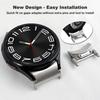 Cinturino di lusso in titanio a sgancio rapido per Samsung galaxy watch 7 6 classic 47 43mm 40 44mm 4 42 46mm 5 Pro 45mm cinturino bracciale business