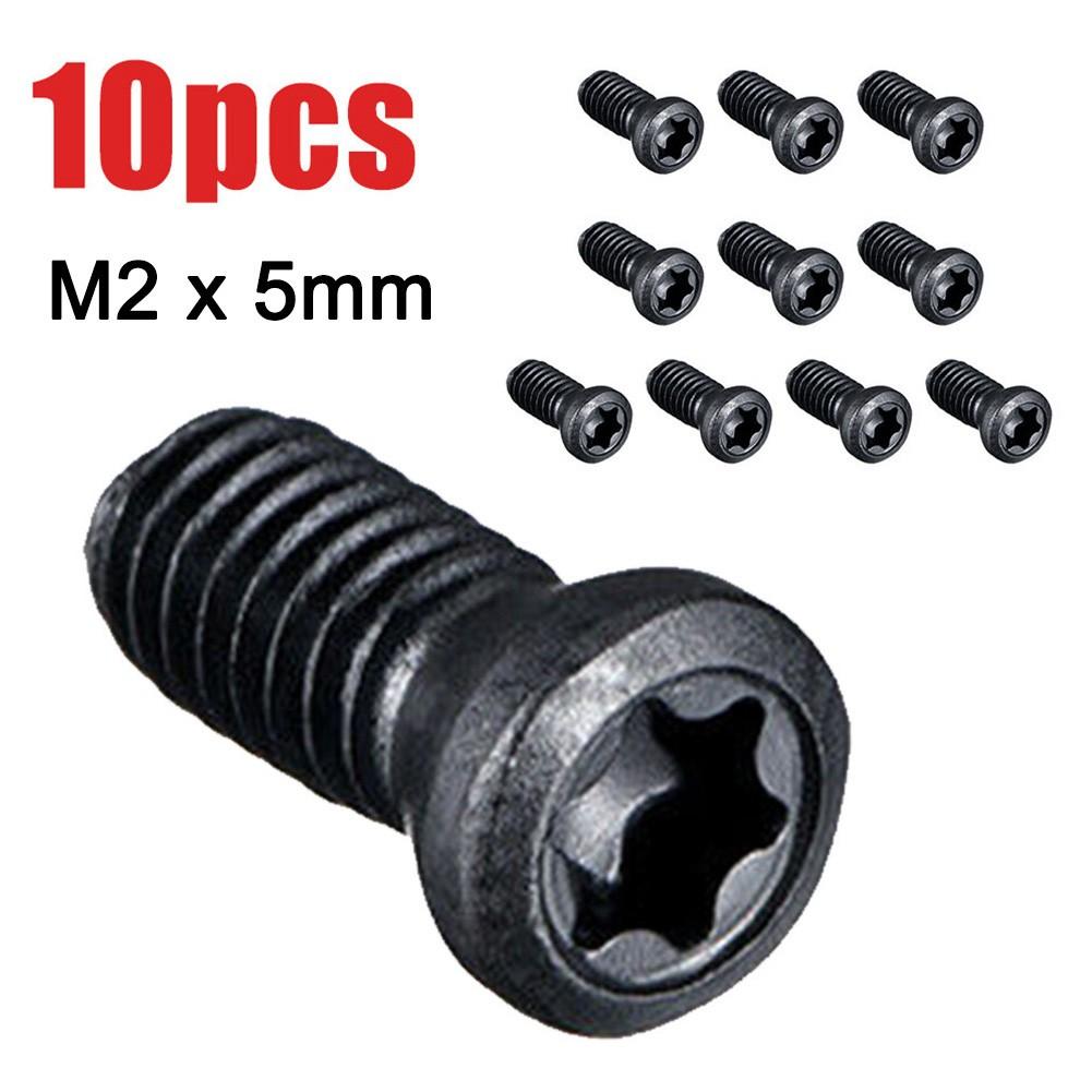 Screw Set of Ten For Use with CNC Machines and Carbide Inserts For Replacement