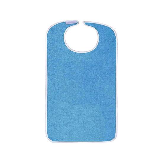 

Безрукавний фартух-слиняк для їжі з кишенями, велике покриття, водонепроникний, регульований, з кишенею для крихт, кухонний фартух для жінок, чоловіків, літніх людей A темно-синього кольору